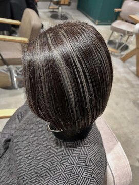 ラピスタ 池袋(Lapista) 韓国ヘアハッシュカットダブルハイライトカラー【Lapista池袋】