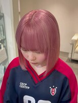 ベレーザ 渋谷(BELEZA)&nbsp;18053くびれミディアラベンダーピンクミルクティーベージュボブ