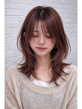 アンディー(&dy) くびれミディ×チェリーピンクレイヤー 髪質改善トリートメント