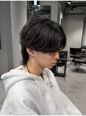 毛流れセンターパート