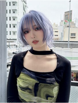 イコ(.ico) ペールブルー×ショートウルフ