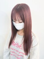 クララジャパン ナベシマ(CLALA JAPAN Nabeshima)&nbsp;縮毛矯正　質感ストレート　髪質改善カラー　顔まわり　ブリーチ