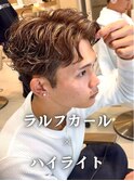 MEN’S/リバースセンターパート/ニュアンスパーマ/本厚木