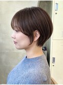平日お得クーポンあり　カラー ボブ 前髪 ショート カラー 