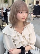 ハーツ 熊本(hearts.)&nbsp;大人上品/レイヤーカット/ハイトーン/くびれヘア