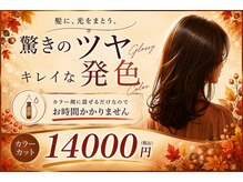 プラザヘアー 西宮北口店の雰囲気（艶カラー　￥14000（税込））