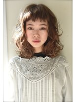 ユノ(juno)&nbsp;【juno】Springナチュラルふわふわウェーブパーマ★ミディアム