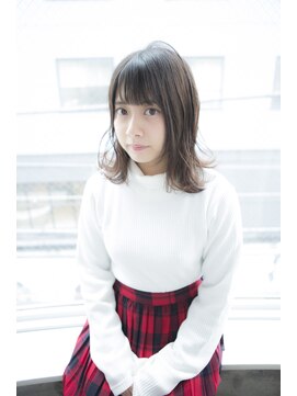 サロンドミルク 原宿(salon de MiLK) 【salon de MiLK 原宿】外ハネ×イルミナカラー×クリーミー