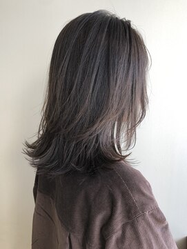 グリーン 渋谷(green) ナチュラルレイヤー×グレー