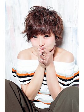 ミエル ヘア 新宿(miel hair) 【miel hair新宿】抜け感マニッシュショート【新宿】