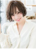 ★くせ毛風♪ルーズな小顔前下がりショートボブ20代30代40代★6!