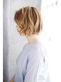 吉祥寺3分/前髪ココアブラウン大人かわいいフリンジウェーブ/014