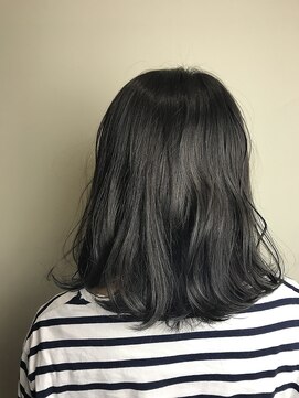 ヘアサロンエム 大宮東口(HAIR SALON M) デザインカラー/厚めバング/ローライト/スリークボブ