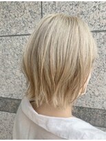 アルジャーノン コックス(ALGERNON COX)&nbsp;ミルクティーベージュ×ボブショート【曽我一太】