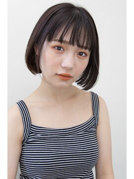 エムプラス 二子玉川(Mplus) 地毛風カラー シンプルショート 大人かわいいヘア Mplusミズイデ