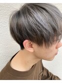 メンズシルバーグレージュ　担当近森