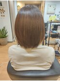 髪質改善ストレート×ボブ