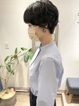 メルト 吉祥寺(melt) 大人可愛い小顔マッシュショートパーマくせ毛風パーマニュアンス