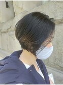 前下がりショートボブ/ひし形シルエット/20代/30代/40代/