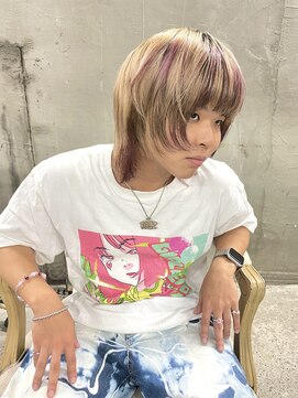 ロイジー(roijir) マッシュウルフ×ポイントカラー