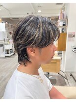 ブティック(boutique)&nbsp;マッシュウルフ×コントラストハイライト