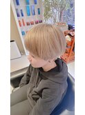 韓国風マッシュ×ホワイトベージュ