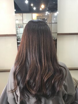 オランジュ美容室 ロングスタイル