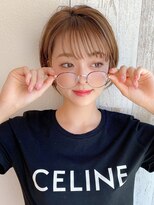 アフロート ディル(AFLOAT D'L)&nbsp;大人かわいい 小顔 ショートボブ ひし形シルエット グレージュKI