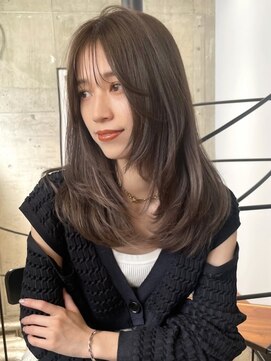 サイン 渋谷(SIGN) レイヤーカットイヤリングカラーインナーカラーケアブリーチ