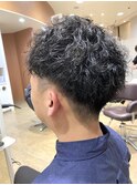 ツーブロック 大人 メンズパーマ