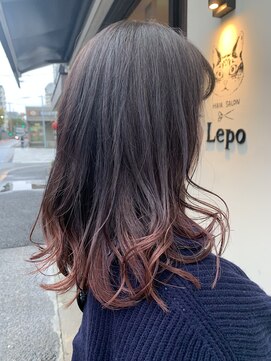 レポ(Lepo) ハイライト、ブリーチカラー