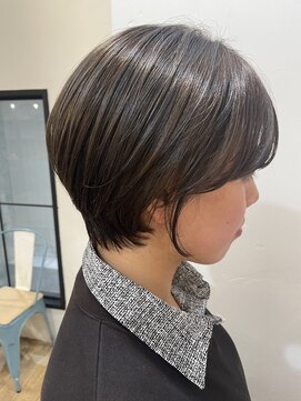 ゴーシェン 津田沼本店(Goshen) ショートボブ×アッシュグレイ