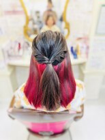 美容室 ティンカーベル インナーカラー