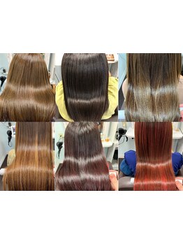 【権堂駅徒歩1分】次世代髪質改善導入◎薬剤にとことんこだわったダメージレスな施術で艶と柔らかさを＿。