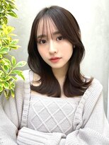 ミラリー トウキョウ(Mirareee Tokyo)&nbsp;20代30代40代◎前髪パーマグレーベージュレイヤーロング黒髪