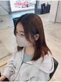 【韓国ヘア/顔まわりレイヤー/顔まわりカット】