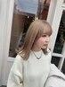 ◆ハイトーン◆カット&ケアブリーチカラー&4Stepナノバブルトリートメント