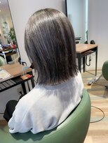 ヘアースパリゾート リアン 燕三条店(Lien)&nbsp;ハイライト_切りっぱなしボブ_