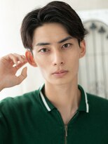 モッズヘアー メン 戸田公園店(mod's hair men)&nbsp;20代30代センターパートアースカラー刈り上げマッシュf戸田公園