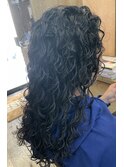 スパイラルパーマ　弱め