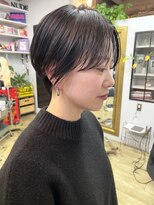 ヌード(NUDE) NUDEコンパクトショート黒髪風ハンサムショート大人ショートボブ