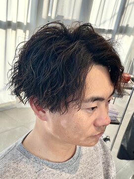 ザコーストバイネオリーブ 辻堂店(The coast by neolive) 縦落ちツイストスパイラルパーマメンズツーブロック辻堂