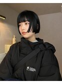 切りっぱなしボブ/小顔ボブ/ミニボブ/ラインボブ/コンパクトボブ
