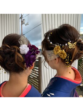 エルカミーノ(El Camino) 袴姿 アップセット