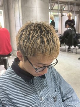 ハイプ(HYPE) ブリーチ/アップバング/スパイキーショート/メンズ