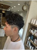 【簡単メンズセット】フェード×オールバックパーマ