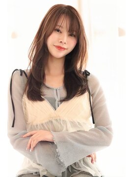 シロフ シンジュク(shirof shinjuku) レイヤーカット/オリーブベージュ/大人ナチュラル