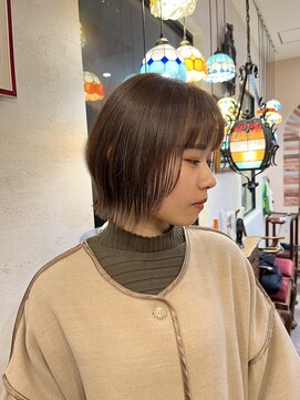 フェイバー 警固店(FAVOR) 【FAVOR店長】切りっぱなしくびれボブ
