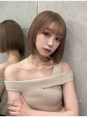 ☆ぷっっとラインが可愛い切りっぱなしボブ☆