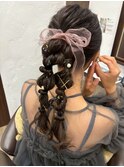 ヘアセット結婚式お呼ばれ成人式同窓会